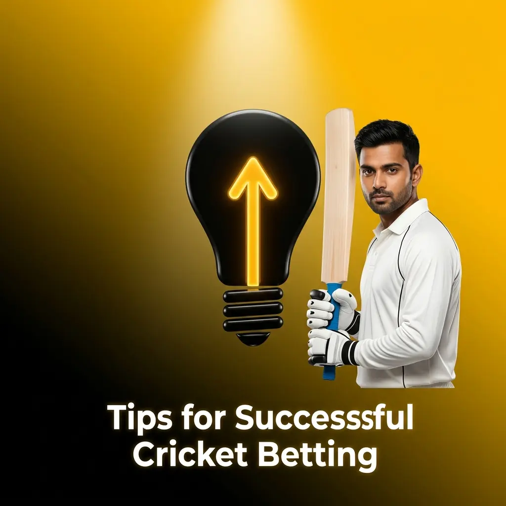 Cricket betting tips showing team form, playing XI, pitch and weather factors, market selection and bankroll management