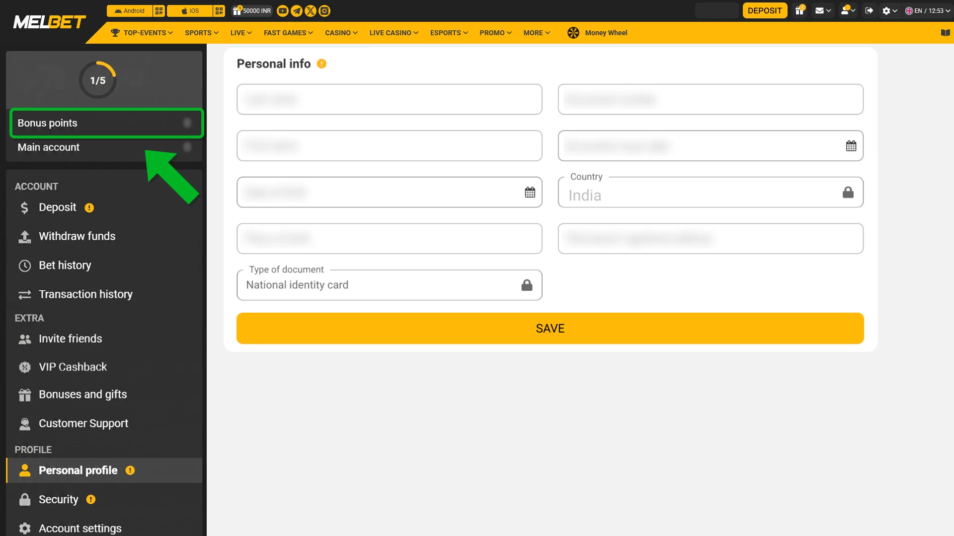 Confirm bonus crediting in your Melbet account and start placing bets.